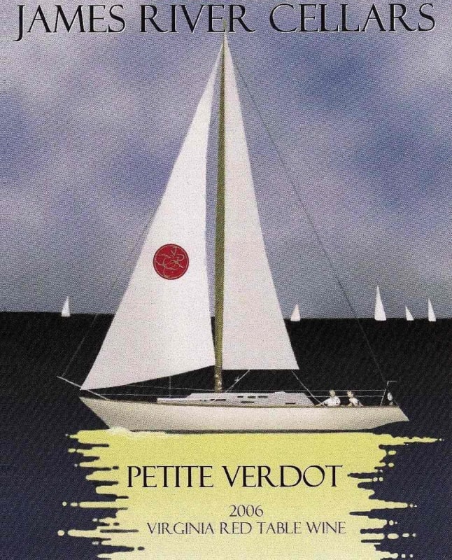 James River Cellars Petit Verdot 2006 Front Label