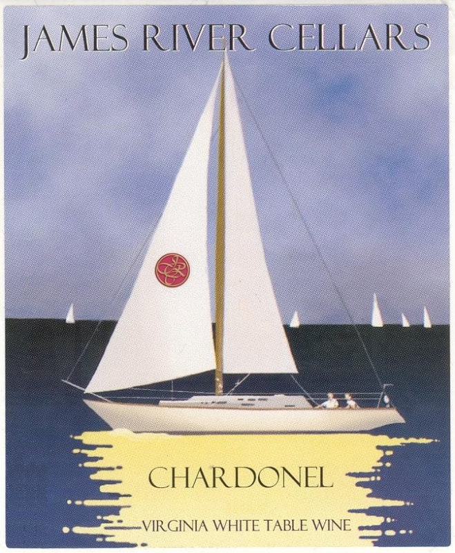 James River Cellars Chardonel 2012 Front Label