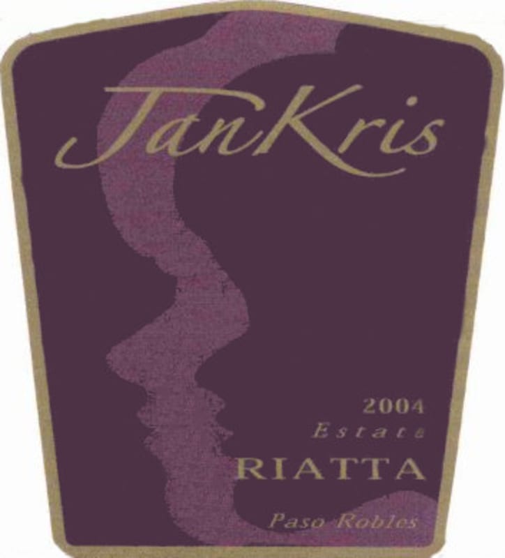 JanKris Winery Riatta 2004 Front Label