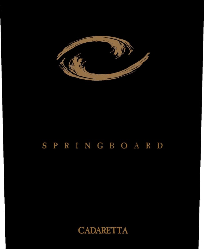 Cadaretta Springboard Red 2009 Front Label