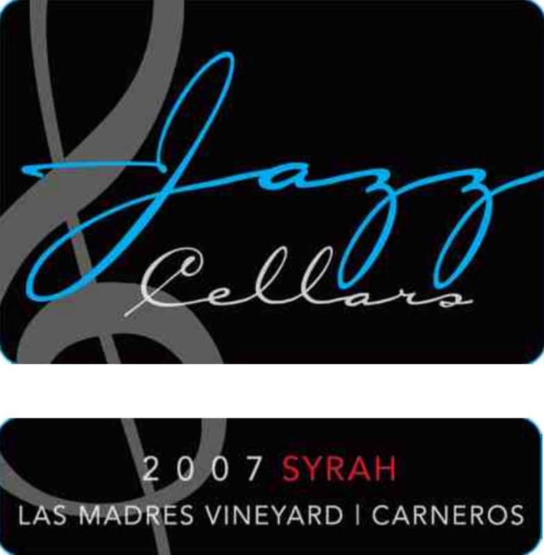 Jazz Cellars Las Madres Vineyard Syrah 2007 Front Label