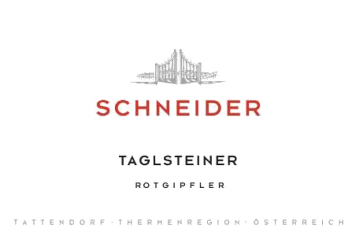 Weingut Schneider Austria Taglsteiner Rotgipfler 2013 Front Label