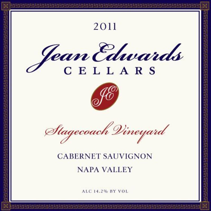 Jean Edwards Cellars Stagecoach Vineyard Cabernet Sauvignon 2011 Front Label