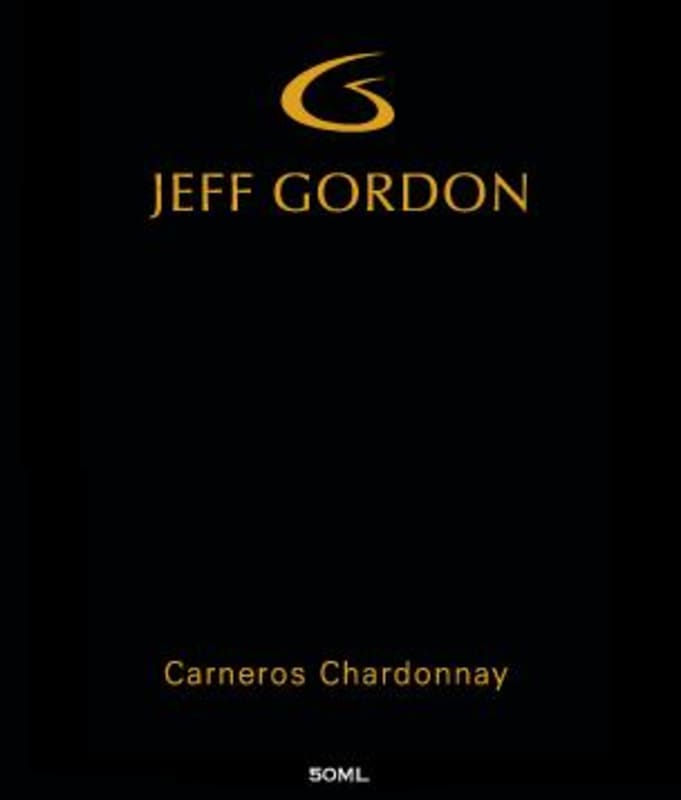 Jeff Gordon Cellars Chardonnay 2012 Front Label