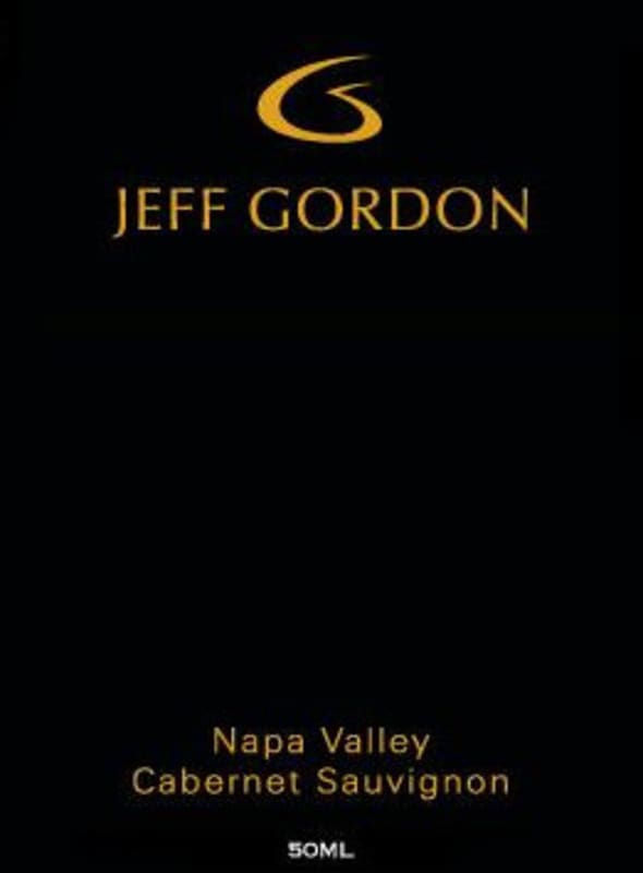 Jeff Gordon Cellars Cabernet Sauvignon 2008 Front Label