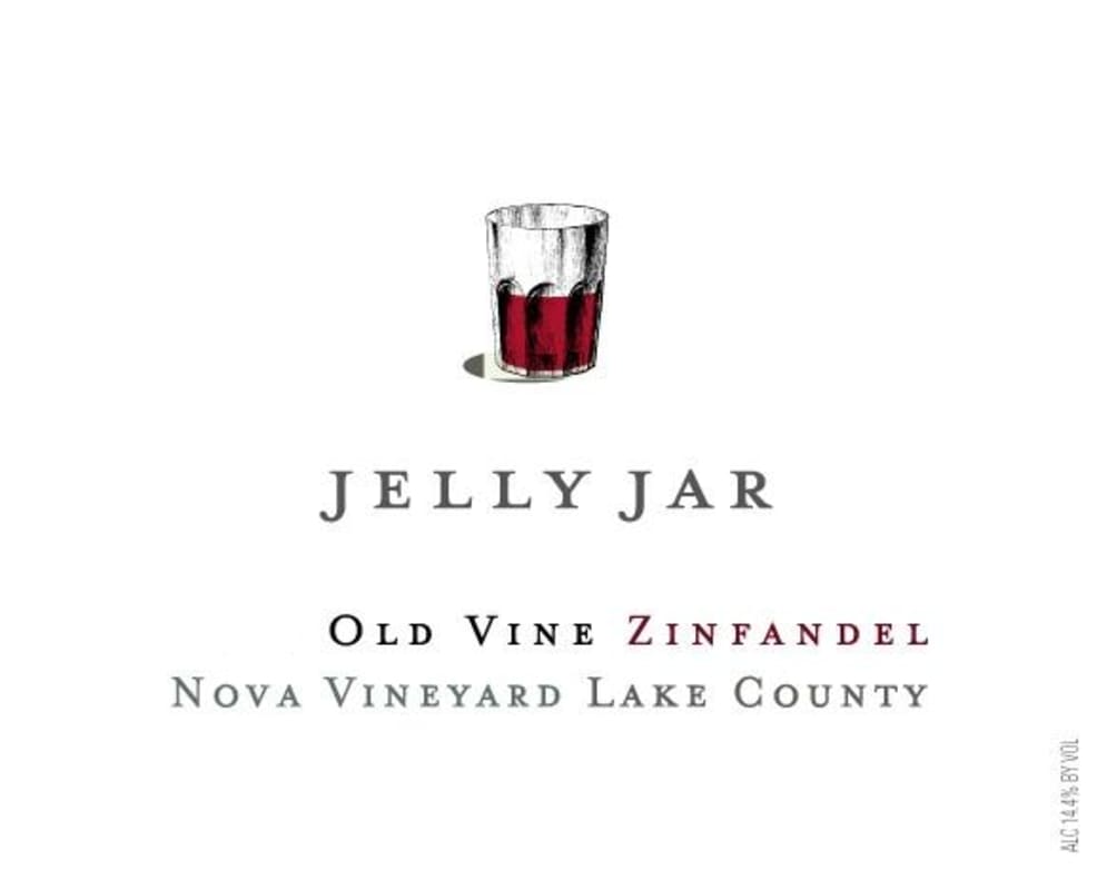Jellyjar Wines Nova Vineyard Old Vine Zinfandel 2012 Front Label