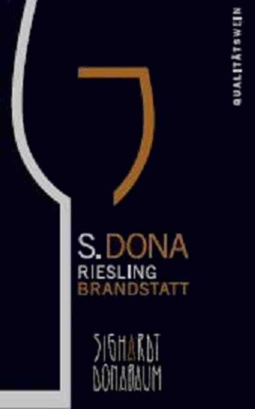 Weingut Sighardt Donabaum S.Dona Grand Select Brandstatt Riesling 2011 Front Label