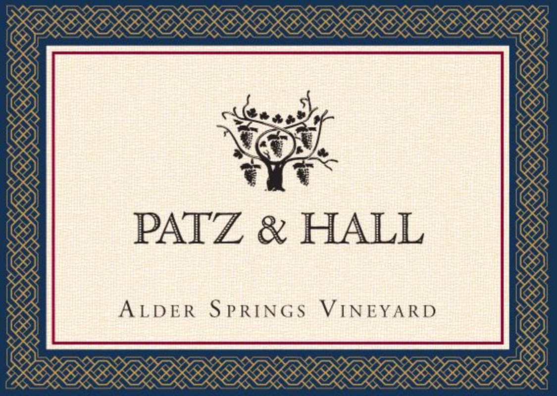 Patz & Hall Alder Springs Vineyard Chardonnay 2013 Front Label
