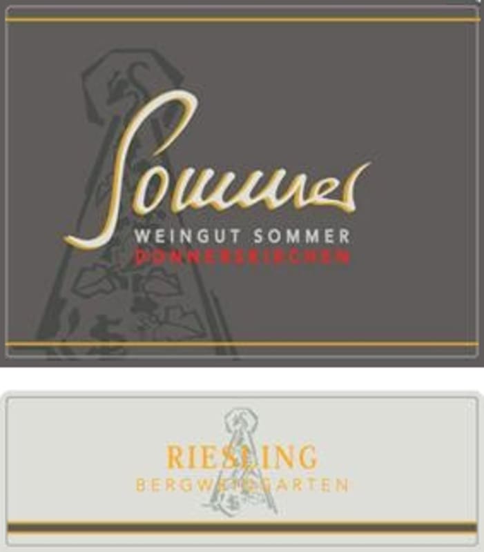 Weingut Sommer, Donnerskirchen Bergweingarten Riesling 2013 Front Label