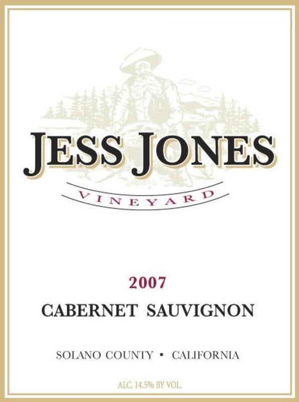 Jess Jones Vineyard Cabernet Sauvignon 2007 Front Label