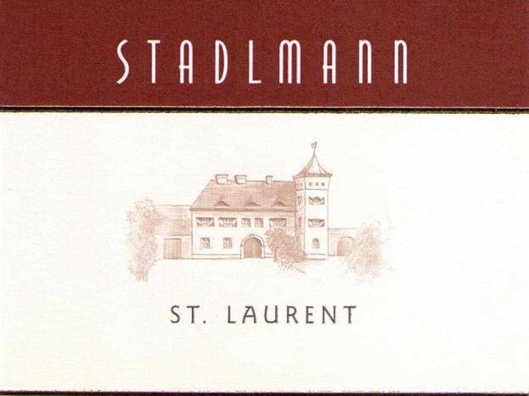 Weingut Stadlmann St. Laurent 2013 Front Label