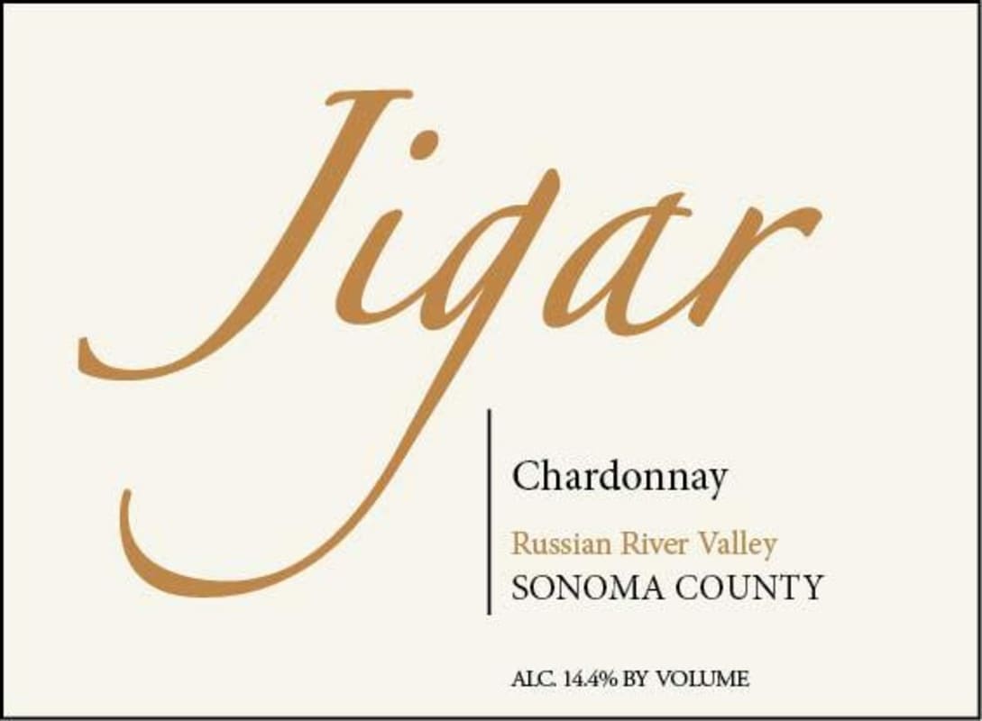 Jigar Wines Chardonnay 2012 Front Label