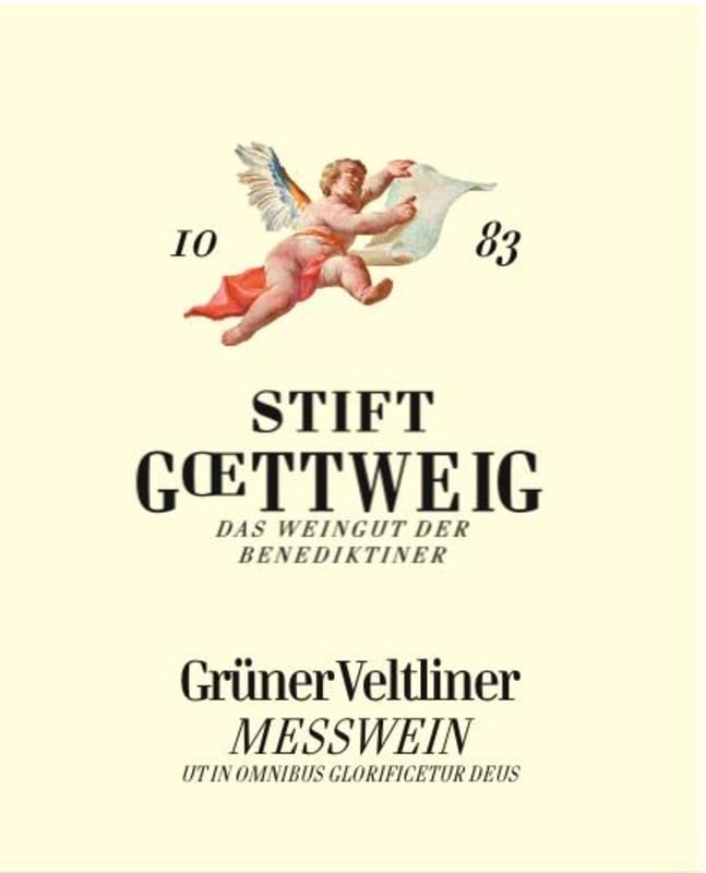 Weingut Stift Goettweig Messwein Qualitatswein Gruner Veltliner 2013 Front Label