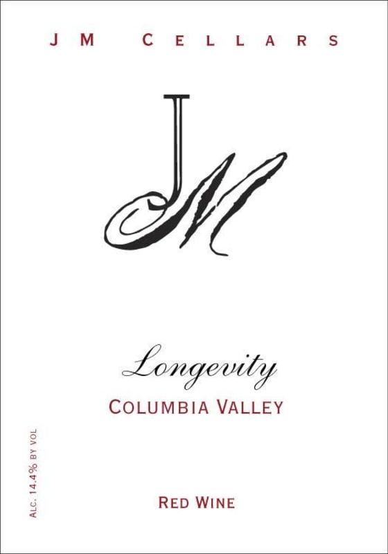 JM Cellars Longevity Red 2012 Front Label