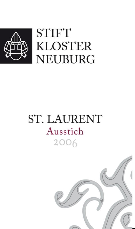Weingut Stift Klosterneuburg Ausstich St. Laurent 2006 Front Label
