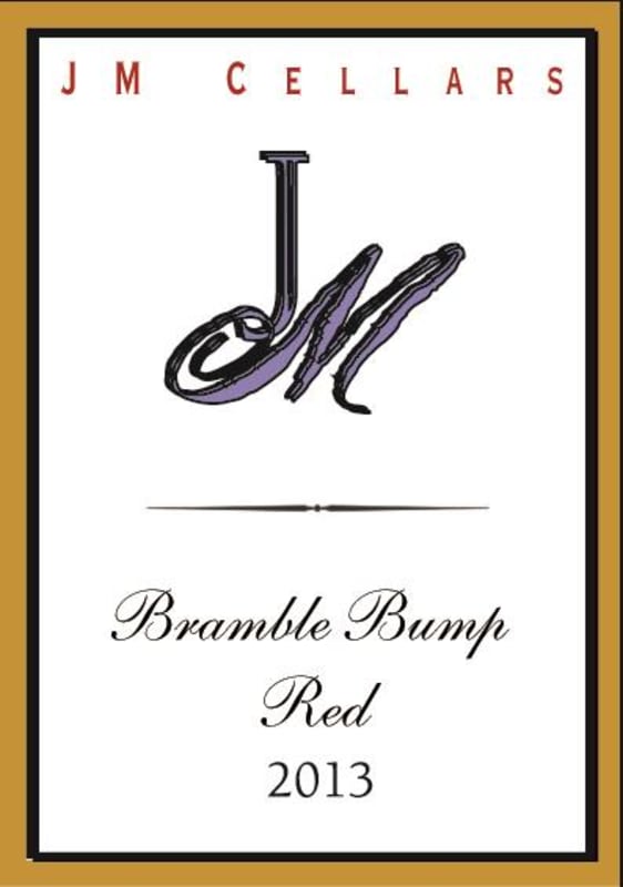 JM Cellars Bramble Bump Red 2013 Front Label
