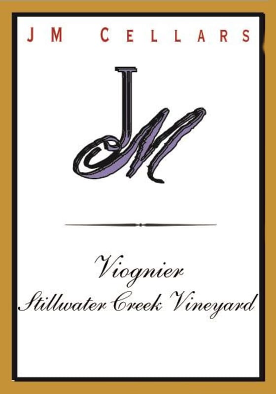 JM Cellars Stillwater Creek Vineyard Viognier 2015 Front Label