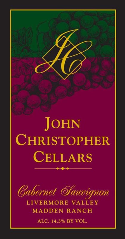 John Christopher Cellars Madden Ranch Cabernet Sauvignon 2014 Front Label