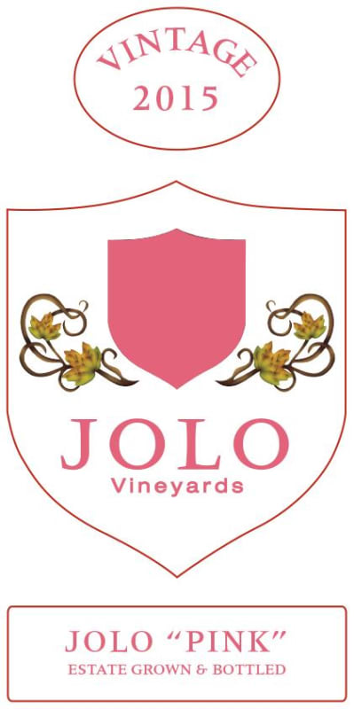 Jolo Winery & Vinyards Jolo Pink 2015 Front Label