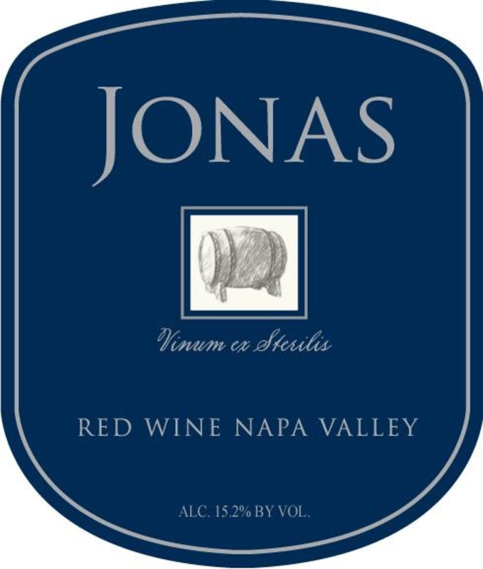 Jonas Cellars Red 2012 Front Label