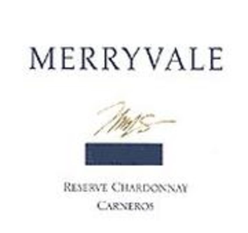 Merryvale Carneros Reserve Chardonnay 1999 Front Label