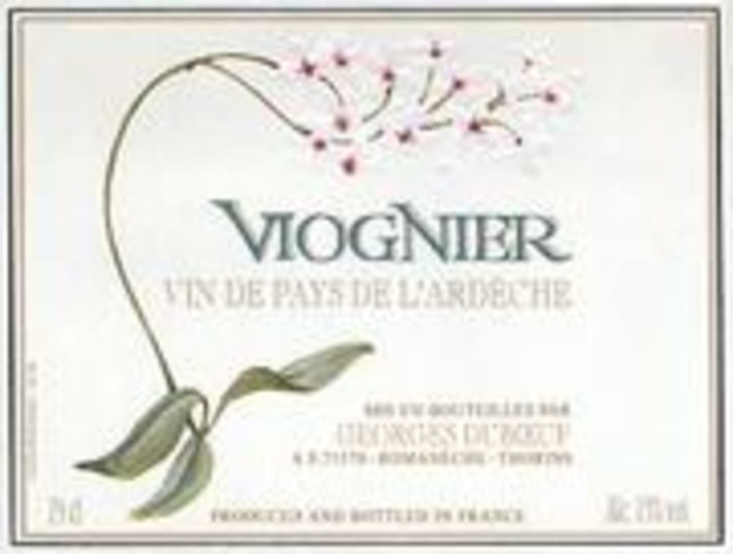 Duboeuf Viognier 2000 Front Label