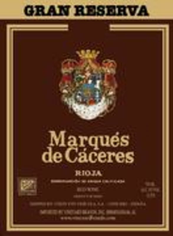 Marques de Caceres Rioja Gran Reserva 1991 Front Label