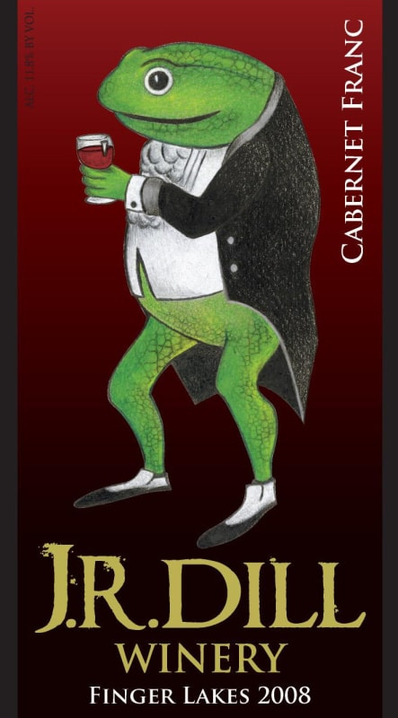 JR Dill Winery Cabernet Franc 2008 Front Label