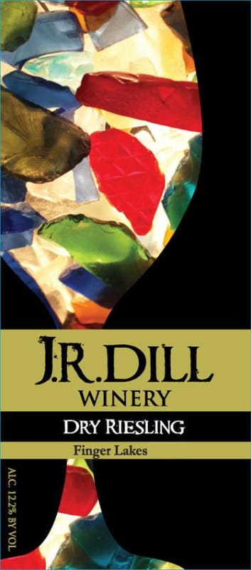 JR Dill Winery Dry Riesling 2015 Front Label