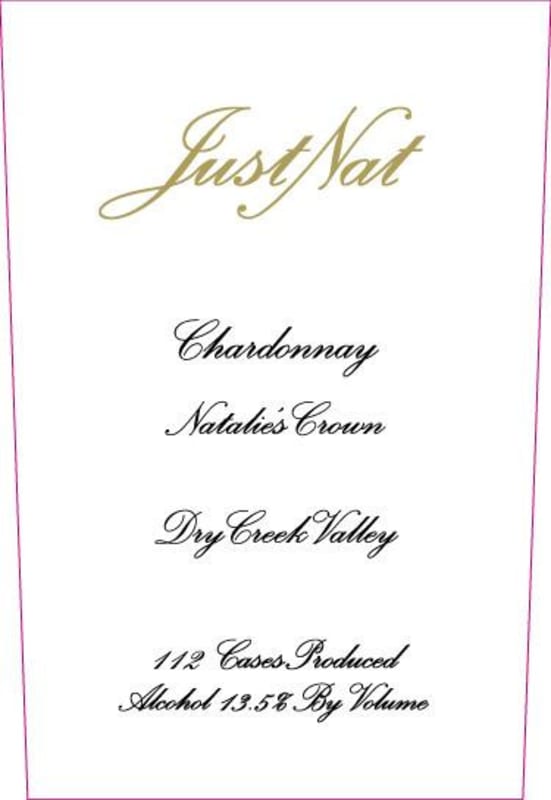 Justnat Chardonnay 2010 Front Label