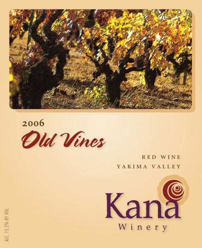 Kana Winery Old Vines Red 2006 Front Label