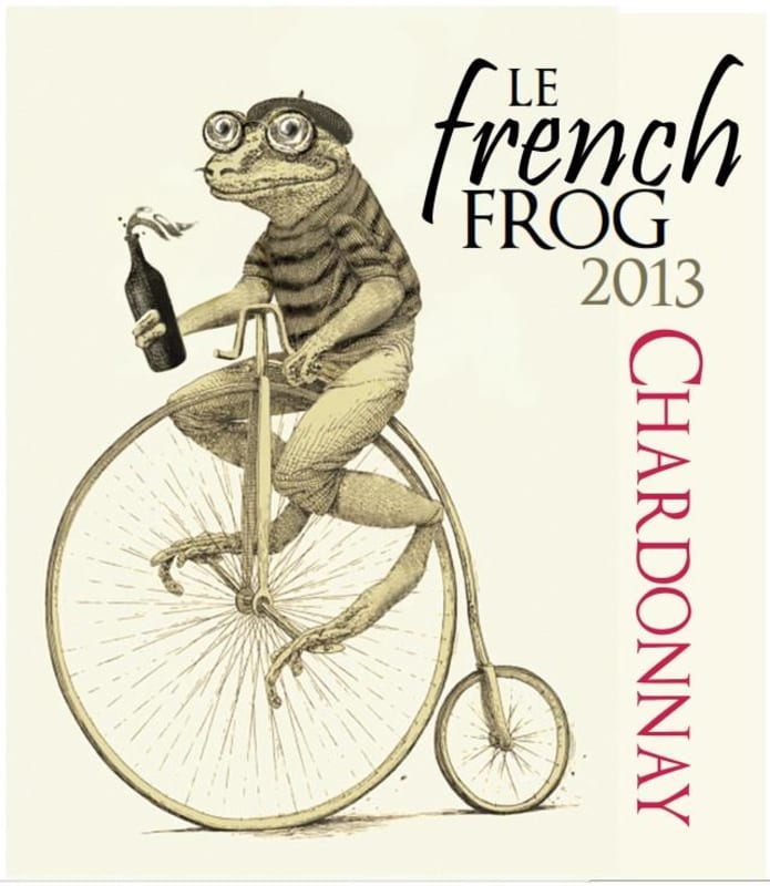 Karl Calini Wines Le French Frog Chardonnay 2013 Front Label