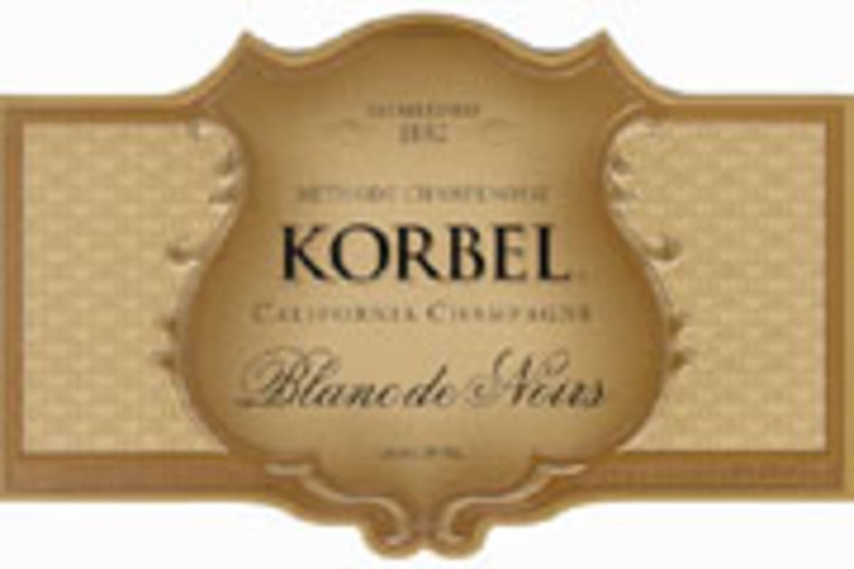 Korbel Blanc de Noir Front Label