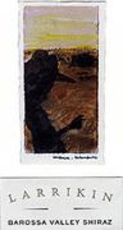 Larrikin Barossa Shiraz 1999 Front Label