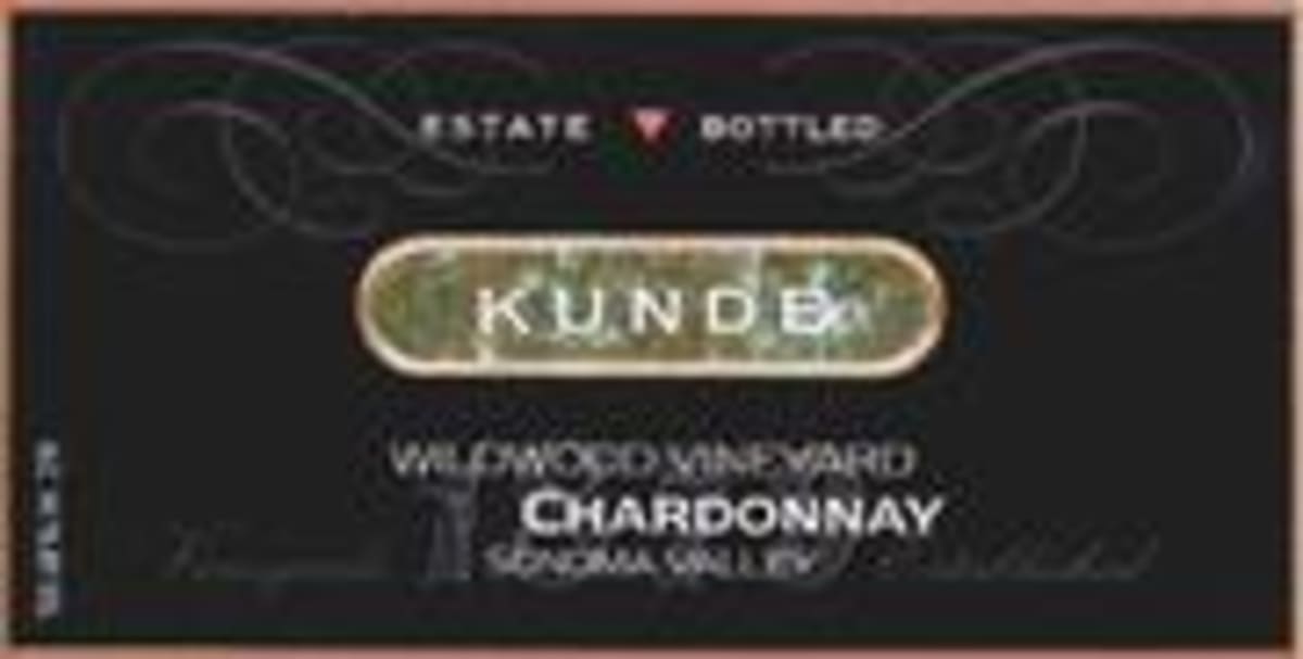 Kunde Wildwood Chardonnay 2000 Front Label