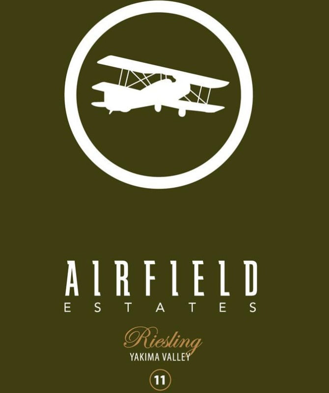 Airfield Estate Riesling 2011 Front Label