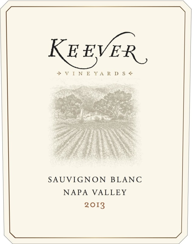 Keever Vineyards and Winery Sauvignon Blanc 2013 Front Label