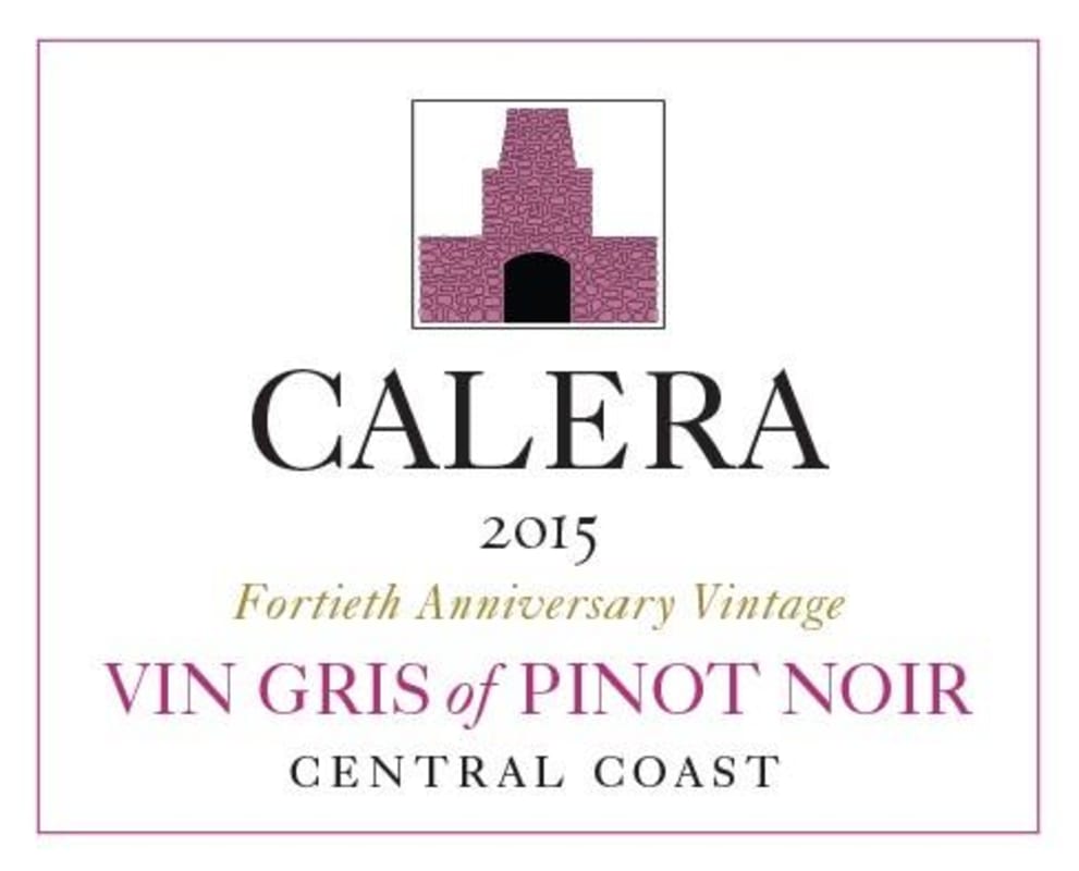 Calera Vin Gris of Pinot Noir 2015 Front Label