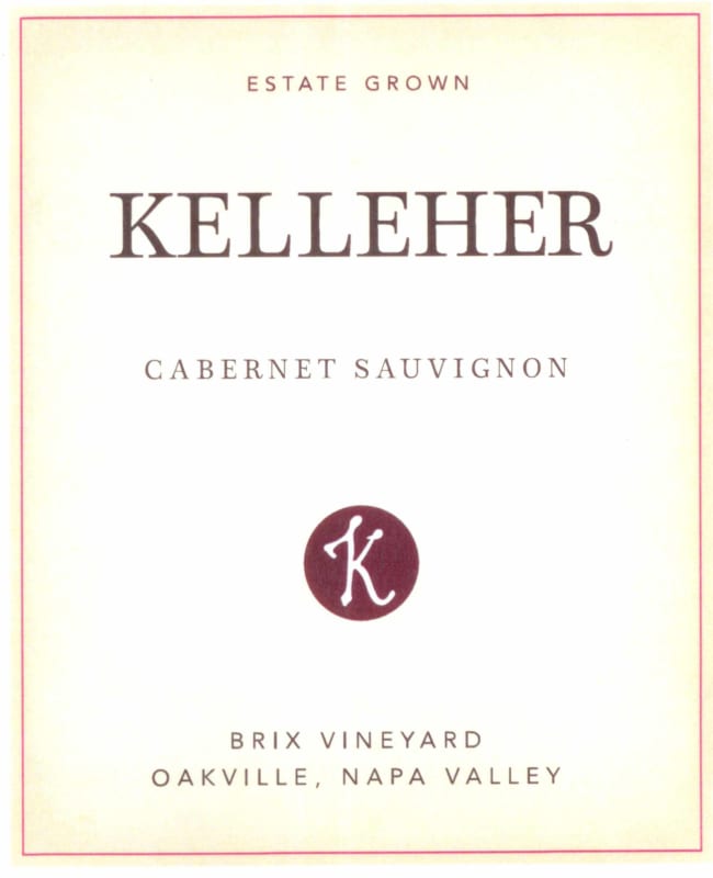 Kelleher Wines Brix Vineyard Cabernet Sauvignon 2009 Front Label