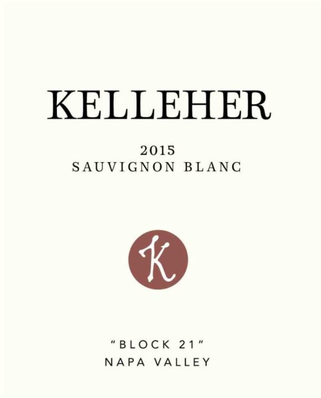 Kelleher Wines Block 21 Sauvignon Blanc 2015 Front Label