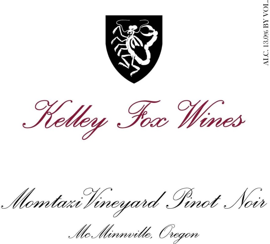 Kelley Fox Wines Momtazi Vineyard Pinot Noir 2012 Front Label