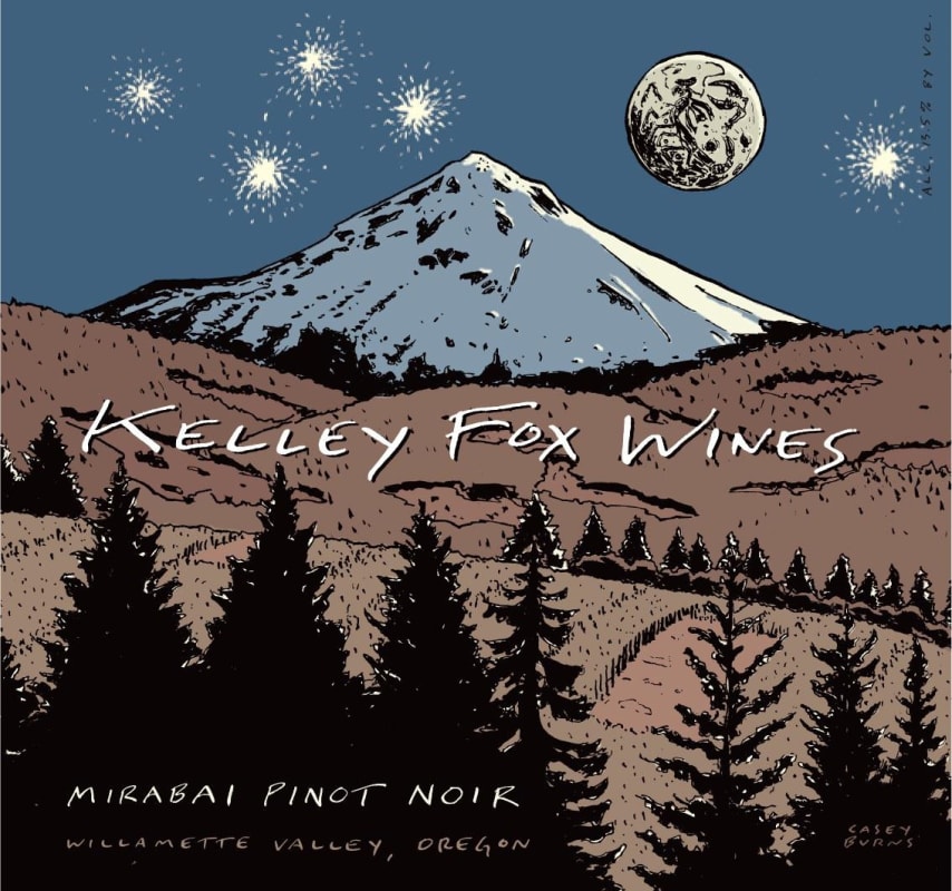 Kelley Fox Wines Mirabai Pinot Noir 2012 Front Label