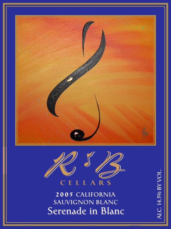 R & B Cellars Serenade in Blanc Sauvignon Blanc 2005 Front Label