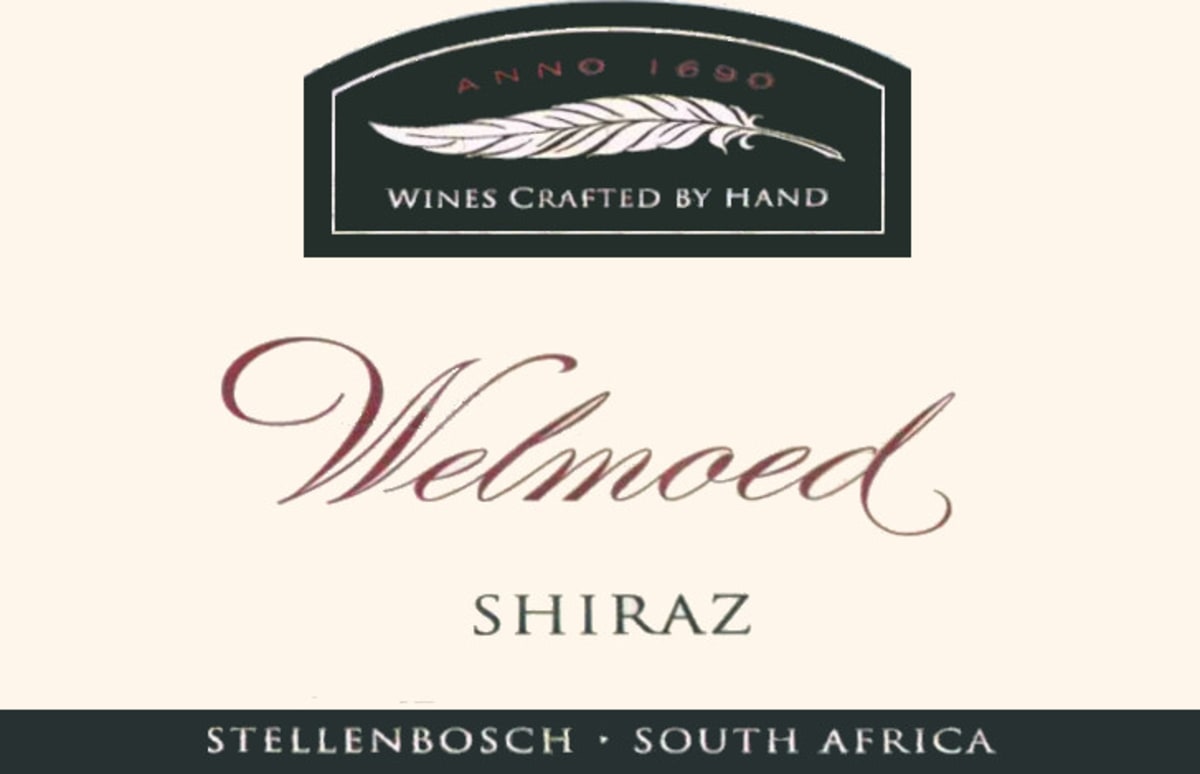 Welmoed Wines Shiraz 2010 Front Label