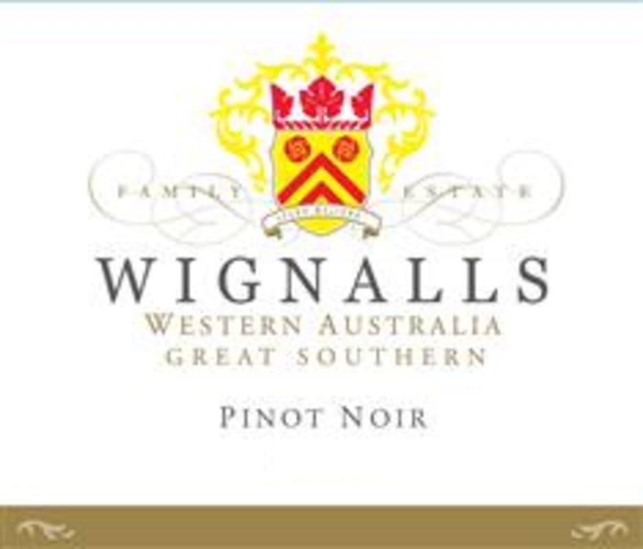 Wignall's Wines Pinot Noir 2010 Front Label