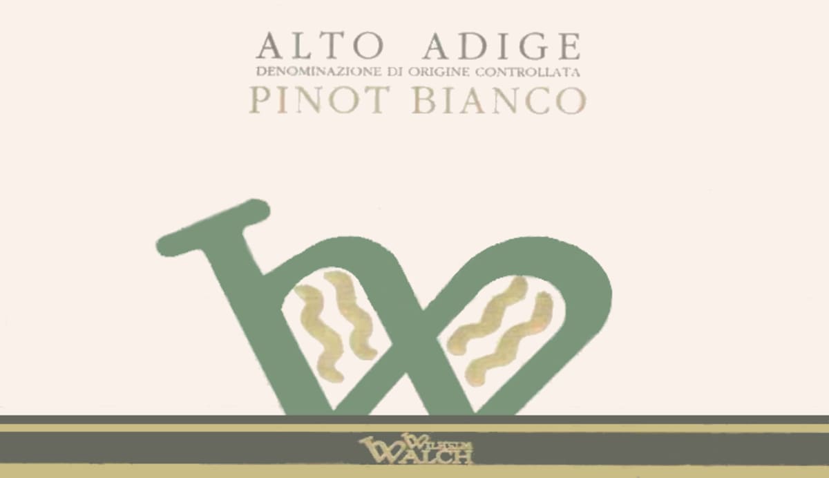 Wilhelm Walch S.r.l. Alto Adige Pinot Bianco 2010 Front Label
