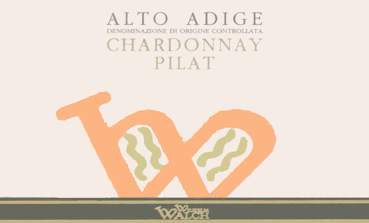 Wilhelm Walch S.r.l. Alto Adige Pilat Chardonnay 2013 Front Label