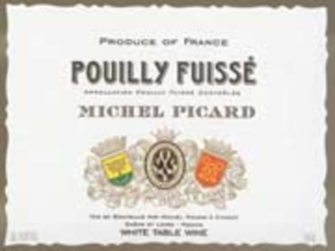 M. Picard Pouilly-Fuisse 2000 Front Label