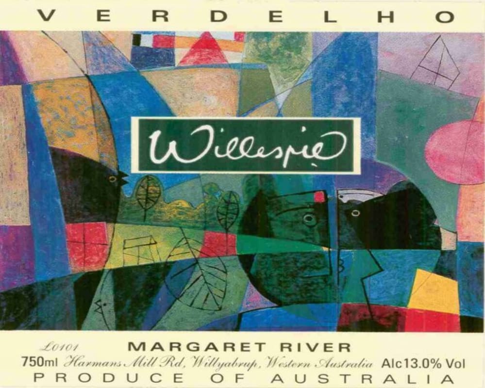Willespie Verdelho 2008 Front Label