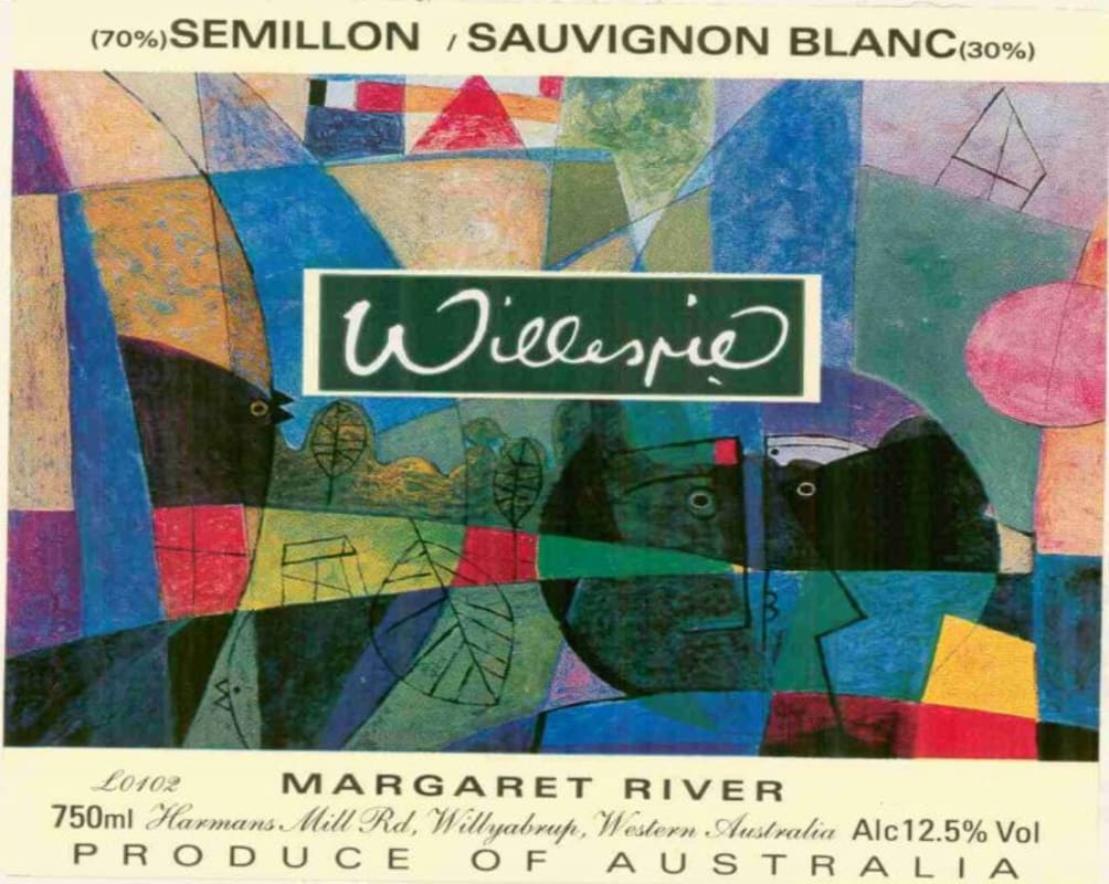 Willespie Semillion Sauvignon Blanc 2005 Front Label